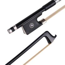 Carbon fiber violinist bow round pole carbon slim import Siberian white horsetail 1 4-4 4