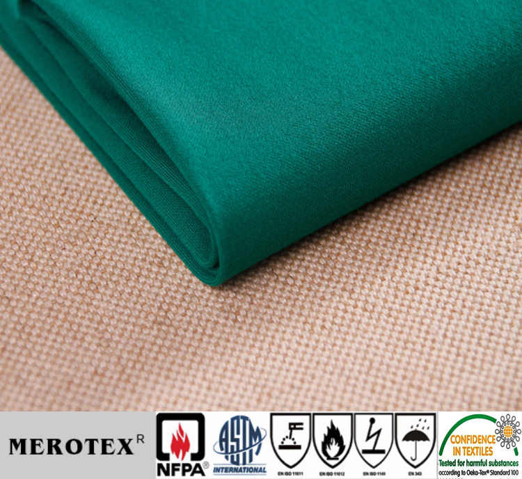 Fireproof linen fabric full cotton satin fireproof fabric selected high quality ecological raw cotton flame retardant anti-tobacco grey cloth