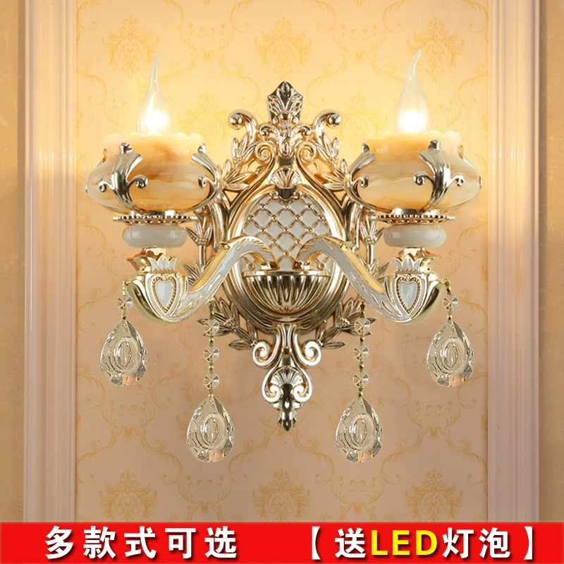 Đèn tường phong cách châu Âu phòng ngủ cạnh giường pha lê đèn tường phòng khách TV nền tường đèn lối đi hành lang ban công cầu thang đèn - TV