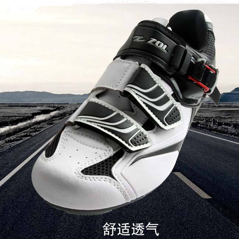 Professional Self-Lock Riding Shoes Hard Bottom Moped Bike Lock Shoes Non-slip Road Car Shoes Spring Autumn Fitness Car Shoes Men