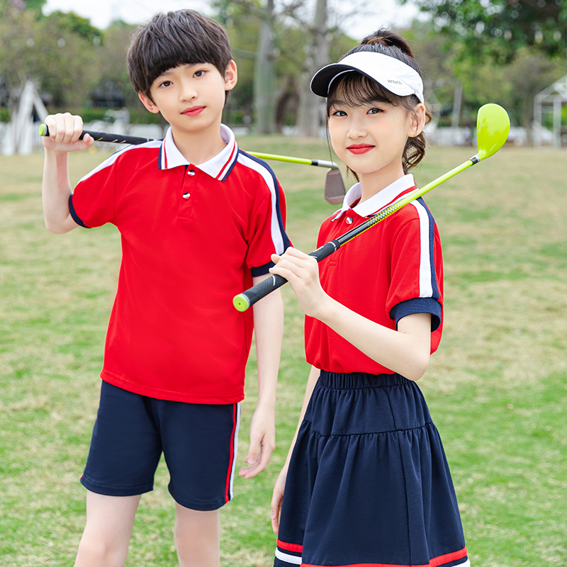 Kindergarten summer garden uniform children's college style graduation photo class uniform primary school sports uniform school uniform six one performance costume