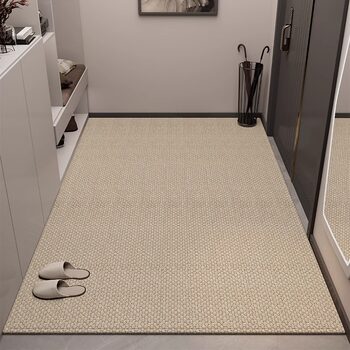 Entrance door floor mat solid color household anti-slip mat