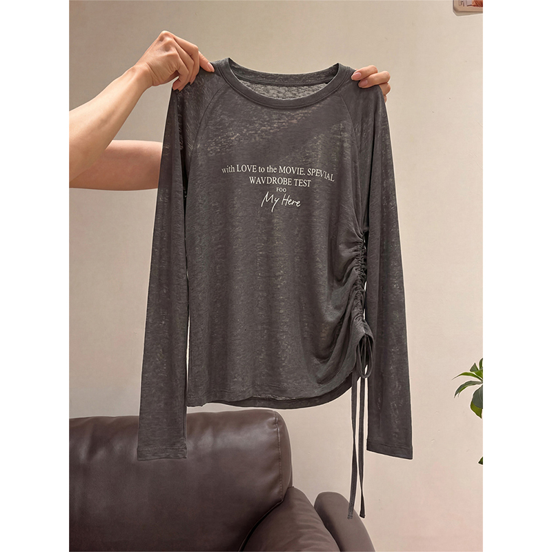 Plus-Size Women's Clothing, Very Stylish and Unique Design, Drawstring Snowflake Cotton Sun Protection Cover-Up, Lightweight and Breathable Long-Sleeve Top for Summer Plus-Size Women's Clothing, Very Stylish and Unique Design, Drawstring Snowflake Cotton Sun Protection Cover-Up, Lightweight and Breathable Long-Sleeve Top for Summer