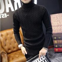 sweater for men sweater men winter turtle neck black sweater