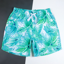 Quick-drying loose water park beach pants mens Tide brand lined swimming trunks seaside vacation big pants hot spring anti-embarrassment