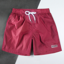 Quick-dry loose beach pants mens Tide brand with lined swimming trunks water park seaside holiday four-point pants running