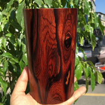 Redwood red sour branch wooden pen holder retro office old material grimace pattern boutique collection solid wooden Real shot student use
