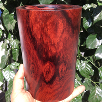 Red sour branch wooden pen holder mahogany office table students use old material collection solid wood real shoot tea tube retro wood