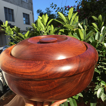 Cornucopia mahogany Babao jars candy box storage Burmese Rosewood big fruit red sandalwood decorative ornaments fruit basin whole wood