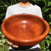 Mahogany cornucopia 35cm big fruit bowl large basin Burma rosewood Chinese wood big red sandalwood