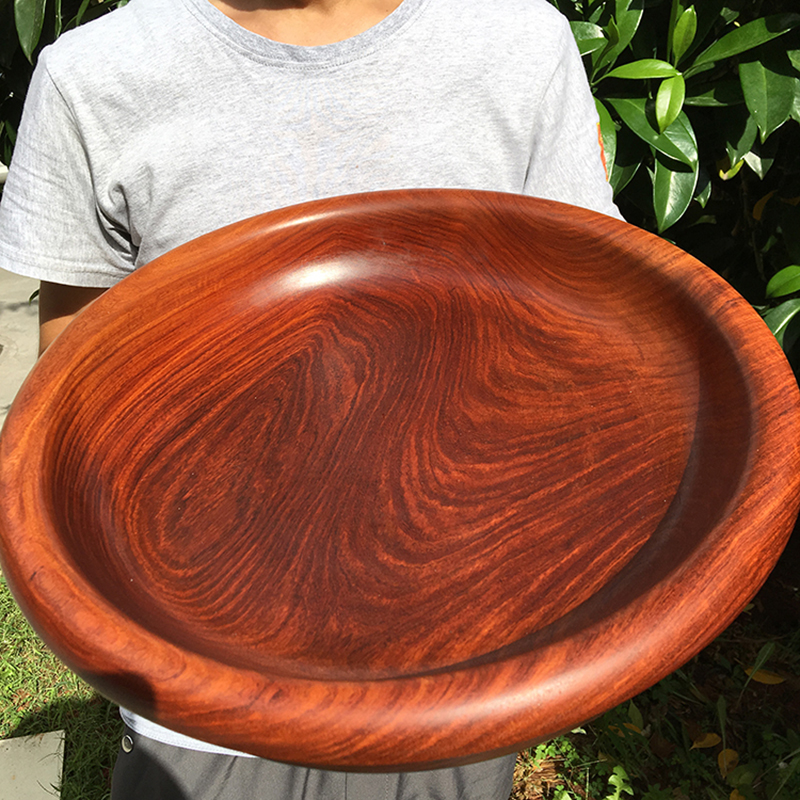 Red Wood Poly Basin 40 cm Giant No Bully Basin Large Basin Large Basin Burmese Flowers Pear Chinese Solid Wood Big Fruit Purple Sandalwood Gagard