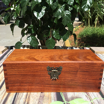 Mahogany jewelry box large capacity plain tenon and Tenon jewelry box jewelry cabinet Rosewood big fruit red sandalwood blemish special price