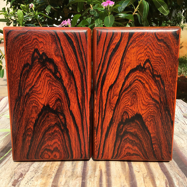 Red Acid Branches First Accessories Box Micro Recessed Yellow Sandalwood Containing Box Solid Wood Red Wood Box Vin Play Box Jewelry Ornament Box Collection