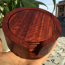 Mahogany tea cup mat kung fu tea set tea ceremony accessories Rosewood anti-hot insulation mat a variety of 68 solid wood tea tray pot mat