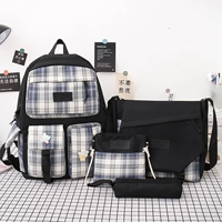 Черный комплект, значок, 4 предмета