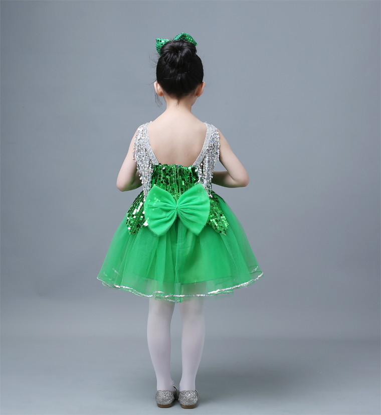 Trang phục trẻ em pettiskirt mẫu giáo nhỏ sen phong cách đầy màu sắc cổ tích giấc mơ khiêu vũ trang phục công chúa gạc biểu diễn quần áo thời trang cho bé gái