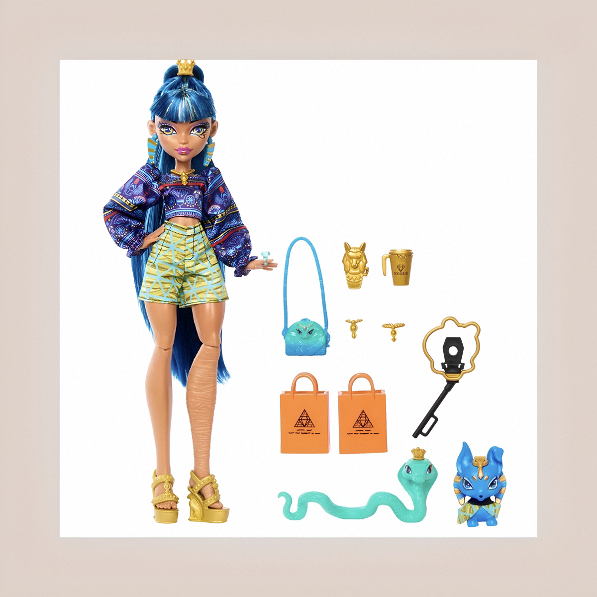 Подвижная кукла Monster High, артикулируемая коллекционная, 10.9 см, разные стили
