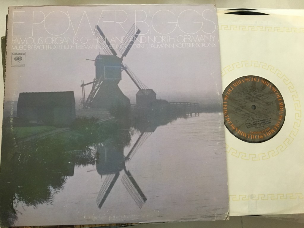 CBS classical vinyl records LP epowep biggs biggs bach music teleman US version