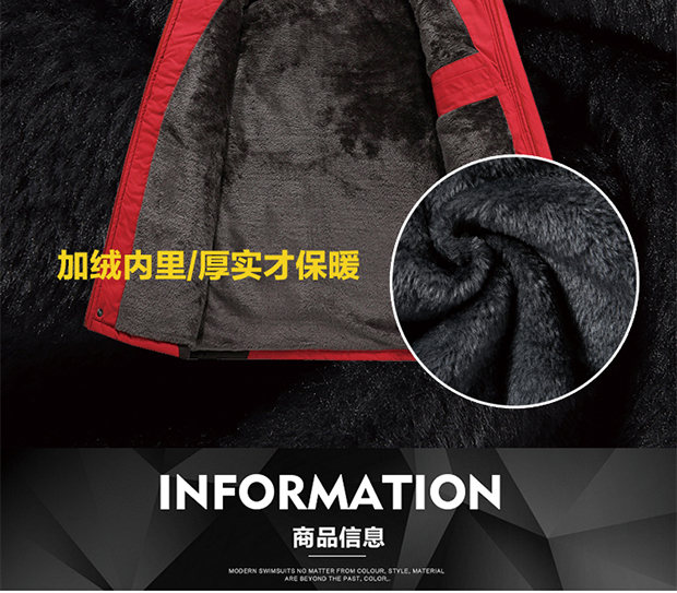 Áo khoác mùa đông cho cha áo gió trung niên cộng với áo khoác nhung cotton dày Mùa đông nam trung niên áo khoác cotton ấm áp áo gió không thấm nước