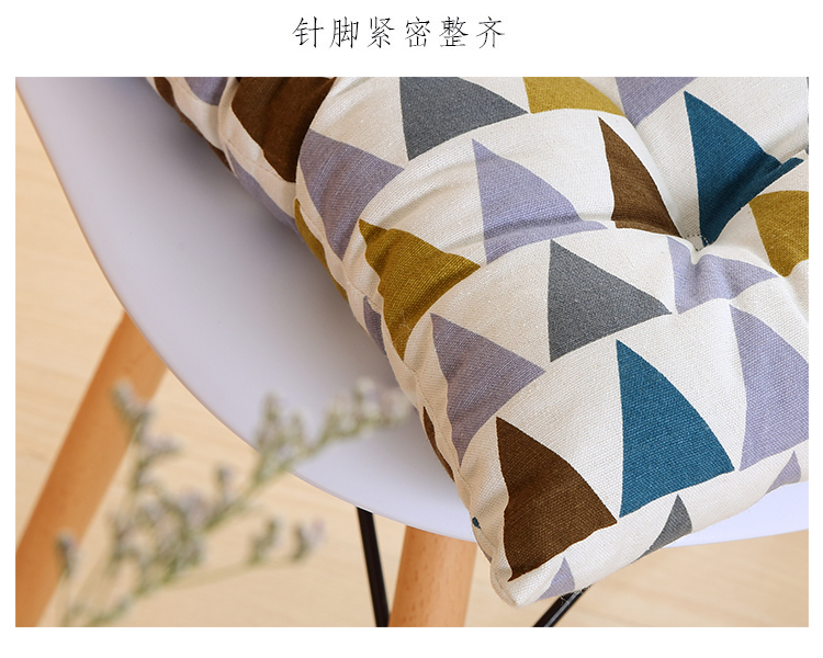 Winter ghế ghế đệm dày hơn sinh viên văn phòng máy tính đệm bàn ăn mat bông vải đơn giản Bắc Âu - Ghế đệm / đệm Sofa đệm ghế sofa gỗ