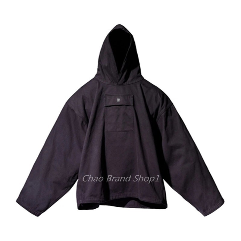 Kanye Cpfm Yeezy Collaboration Windbreaker, Pleated Washed Hoodie, Unisex Workwear Jacket, Outerwear