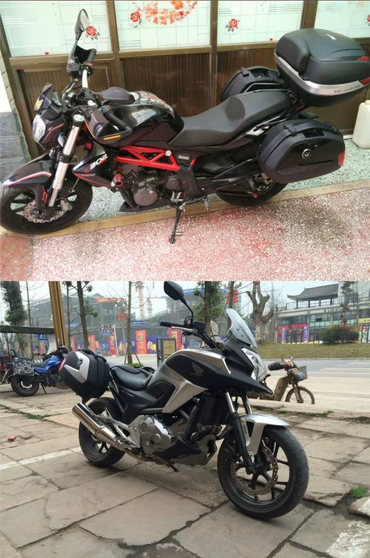 GSX-250R bên hộp phát hành nhanh chóng sửa đổi bên hộp thân hộp hộp đuôi hộp treo điện phun quốc gia bốn hộp bên GSX250R-A - Xe gắn máy phía sau hộp
