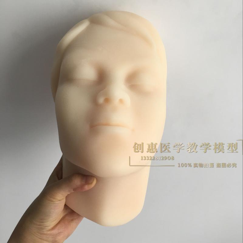 人头模型 美容专用 纹绣纹眉 微整形人头模 头模硅胶头 硅胶人头