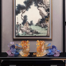 Glass Rock Swing Piece A pair of recruitment Living Room Household Office Desk Shop