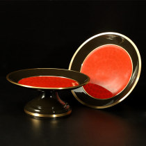 Taiwan pure copper for The Buddha Fruit Pan Buddhas Fruit Plate Fruit Plate Offering Plate Fortune God offering plate offering plate offering Buddha Pan Tribute Plate