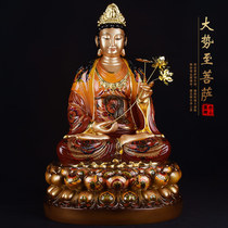 Taiwans crystal color pure bronze big trend to BodhisattBodhisattva Western Sansheng Xiao Mas life Buddha is dedicated to the great trend to the Buddhas pendulum