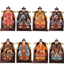 Taiwan painted pure copper beard of the three dad dad damn bronze like household damyMadam Huang Changyuan god