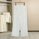 Serie Bei color sólido simple vertical recto suelto y versátil pantalones casuales 25 verano nueva marca descuento ropa de mujer