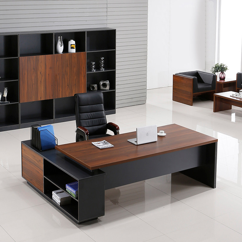 New simple and modern Suzhou office furniture boss desk chair manager supervisor desk president executive desk