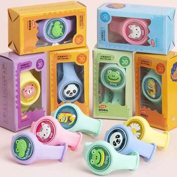 Children's mosquito repellent bracelet, anti-mosquito toy watch, men's flash repellent buckle, waterproof outdoor summer anti-mosquito artifact
