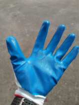 Xufeng nitrile gloves 13-pin nylon butyl clear gloves coated non-slip wear-resistant work hanging rubber gloves
