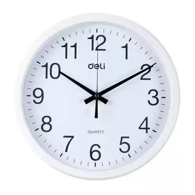 Del office effective 9005 simple fashion wall clock wall clock round bell large clock