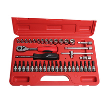 JIEKE TOOLS 39-PIECE SET 6 3MM XIAOFEI SLEEVE RATCHET WRENCH AUTO insurance auto repair HOUSEHOLD combination SET