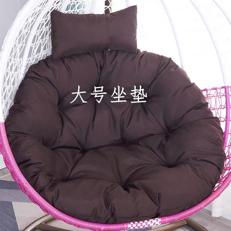 Bird's nest hanging basket large round cushion single cradle hanging orchid rocking chair cushion hanging chair swing plus thick cushion