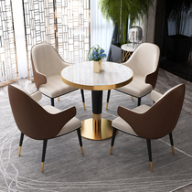 Sales office in talks with table and chairs portfolio minimalist modern hotel lobby office guest sofa Sales Department One table Four chairs