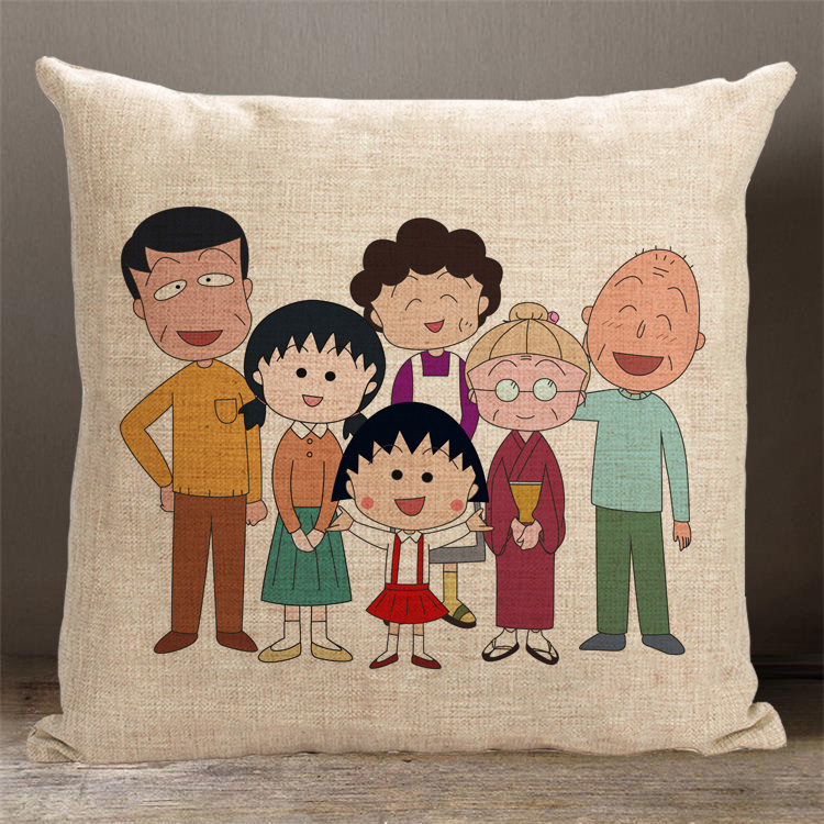 Anime gối anh đào bóng nhỏ hoa tròn bạn cùng lớp xe giường sofa đệm đệm xung quanh các bộ tùy chỉnh lõi - Trở lại đệm / Bolsters bộ chăn gối văn phòng giá rẻ