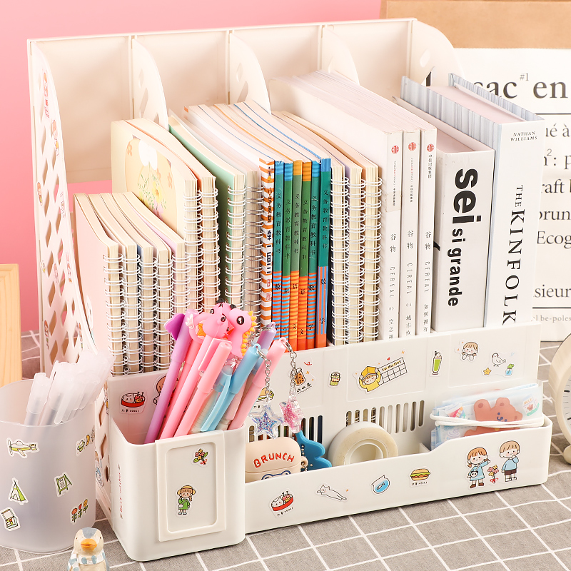 Large Number Book Stand Creative Simplicity Joins Wind Bookshelves Desktop Book Holder Bookshelves Bookshelves Students use tables Multi-functional books leaning on the shelves Book Bezel separating fixed theorists 