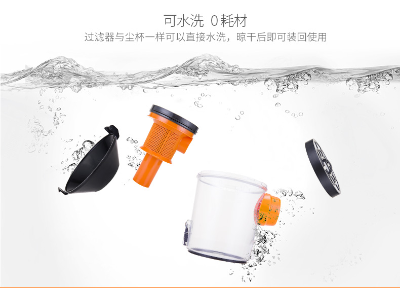 Máy hút bụi gia đình Rongshida mạnh mẽ công suất cao nhỏ ướt và khô sử dụng kép máy hút bụi thảm mini - Máy hút bụi máy hút thổi