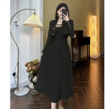 Летнее длинное платье, комплект, юбка, французский стиль, в стиле Шанель, изысканный стиль