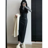 Длинное демисезонное платье, длинная юбка, изысканный стиль