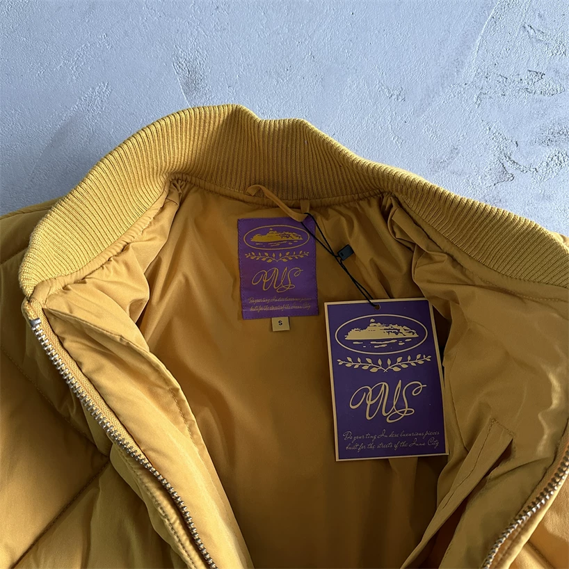 Corteiz Бомбер куртка новая мода Мужская нашивка Yellow CRTZ оригинальное качество куртка UK