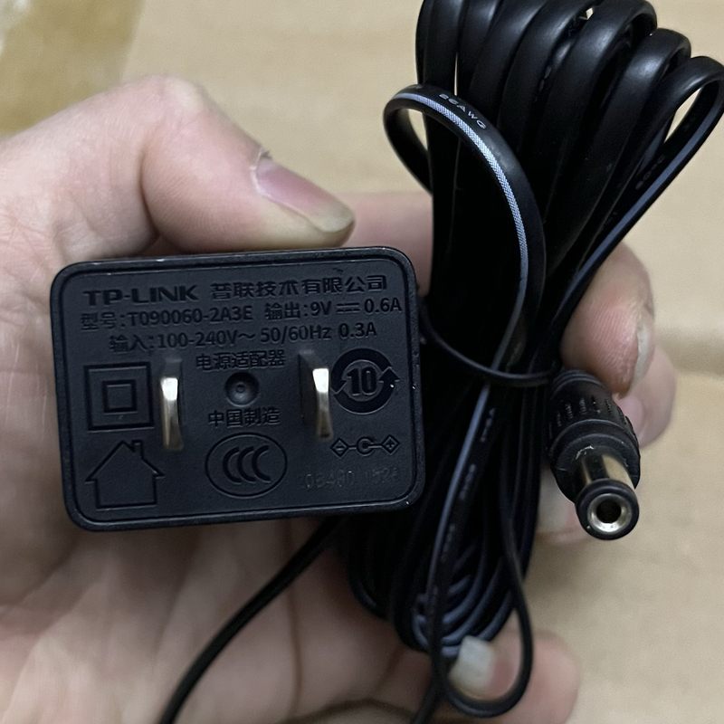 Original Tp-Link Router 9V0.6A Power Adapter T090060-2A3E Power Cord 5V0.4A