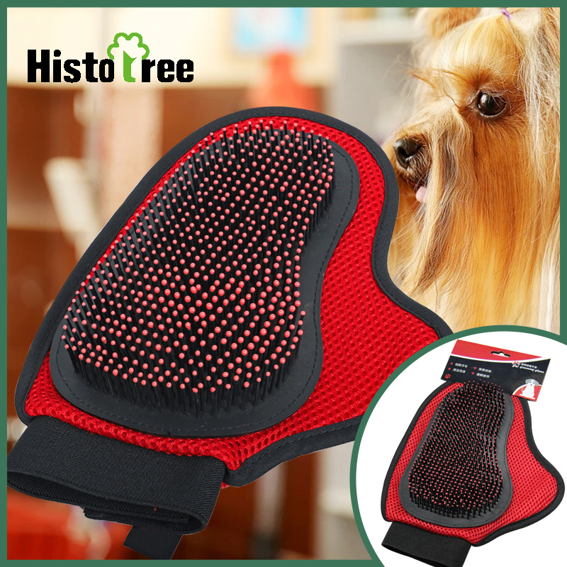 Spot Pet Cleaning Cat Dog Gloves Double-sided Bath Grooming Gloves Brush Pet Cleaning Supplies
