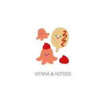 Рисовая белая колбаса хот -дог