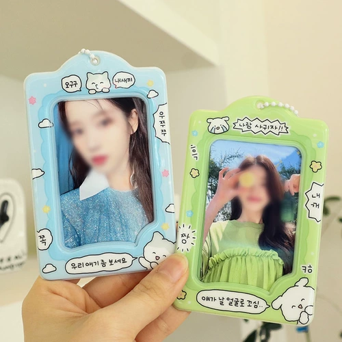 Милые мультяшные комиксы, брендовый картхолдер, подвеска, Южная Корея, 3 дюймов