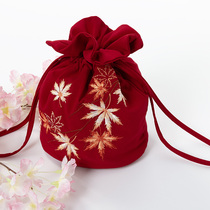 Back to Hantang original Hanfu womens accessories Clutch bag Fresh portable embroidered bag